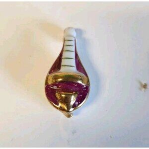 Vintage RARE  Limoges Porcelain La Reine  Miniature Cello